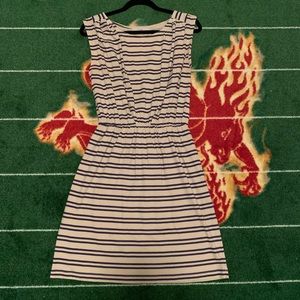 LOFT Sleeveless Stripped Dress - Size S